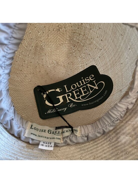 Louise Green Feathered Cloche Hat With Beaded Trim Made In USA main image 9